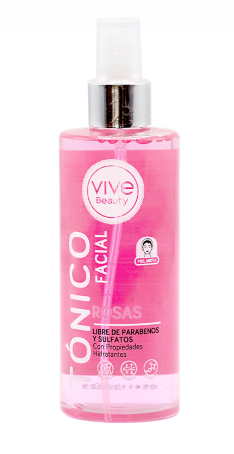 TONICO DE ROSAS VIVE BEAUTY 250 ML