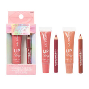 KIT X2 PARA LABIOS GLOSS Y DELINEADOR LA COLORS