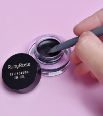 DELINEADOR NEGRO EN GEL RUBY ROSE