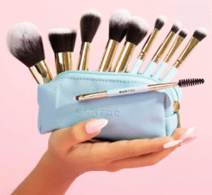 KIT DE BROCHAS VIAJERO BABY BLUE MONTOC