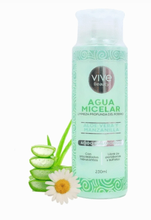 AGUA MICELAR ALOE VERA VIVE BEAUTY 230 ML