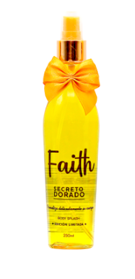 BODY SPLASH SECRETO DORADO FAITH 250 ML