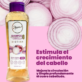 ANYELUZ SHAMPOO DE CEBOLLA Y BIOTINA