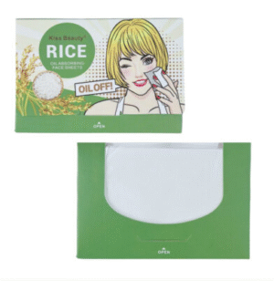 PAPELETAS ANTIGRASA ARROZ KISS BEAUTY