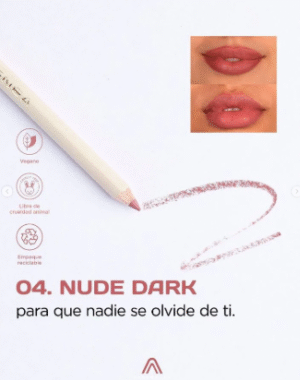 ATENEA LAPIZ DELINEADOR DE LABIOS NUDE DARK