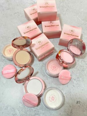 BLOOMSHELL POLVO SUELTO TRANSLUCIDO 2 EN 1 TAMAÑO GRANDE (NATURAL)