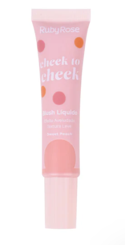 RUBY ROSE RUBOR LIQUIDO CHEEK TO CHEEK SWEET PEACH