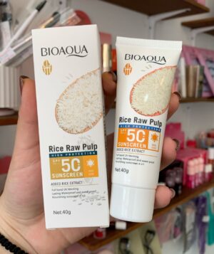 BIOAQUA PROTECTOR SOLAR SPF 50 DE ARROZ