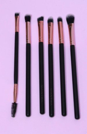 OG KIT DE BROCHAS PARA OJOS MANTRA X6 PROFESIONALES