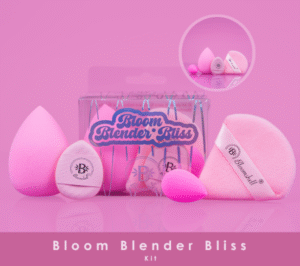 BLOOMSHELL KIT BEAUTY BLENDER + BORLA TERCIOPELO + MINI BLENDER + MINI DEDAL