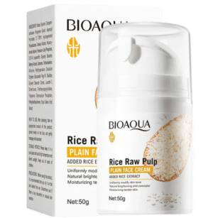 BIOAQUA CREMA FACIAL ARROZ CON DISPENSADOR