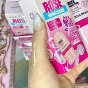 KISS BEAUTY PROTECTOR SOLAR ROSE SPF 50 CON COLOR