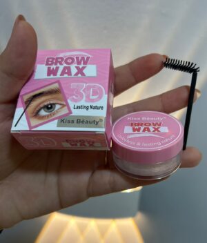 KISS BEAUTY GEL FIJADOR DE CEJAS PINK WAX